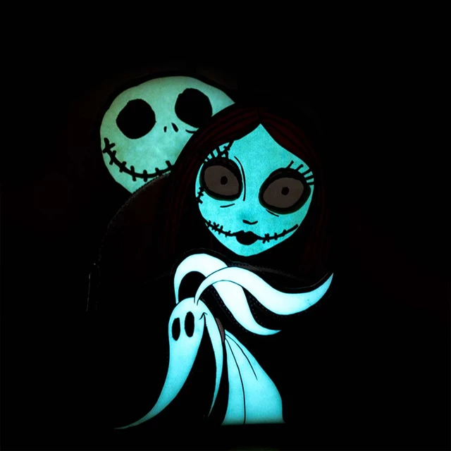 Jack, Sally & Zero Nightmare Before Christmas hmv Exclusive Glow In The Dark Loungefly Mini Backpack - 2