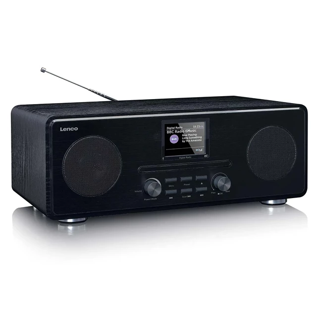 Lenco DAR-061BK Black Bluetooth HiFi System - 3