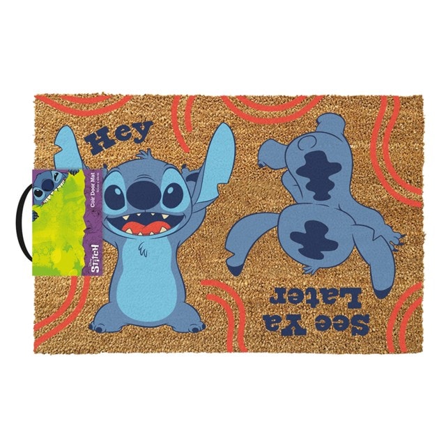 Hey/See Ya Later Lilo And Stitch Door Mat - 1