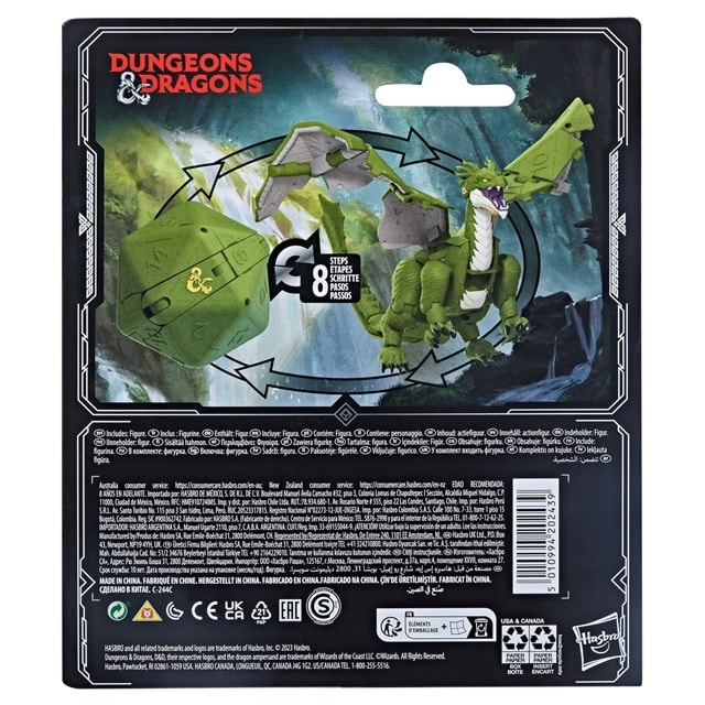 Green Dragon Dungeons & Dragons Dicelings D&D Monster Dice Action Figure Role Playing Dice - 5
