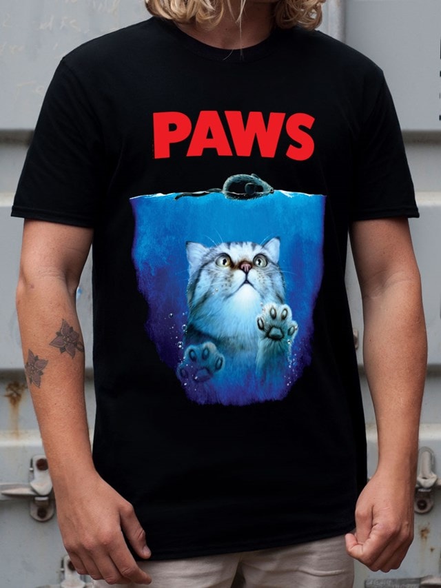 Paws Horror Cats Tee (Extra Extra Large) - 2