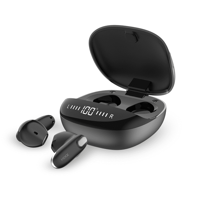 Mixx Audio StreamBuds Hybrid Charge 2 Black True Wireless Bluetooth Earphones - 3