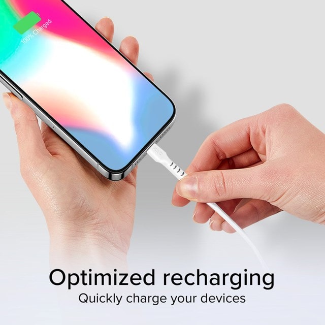 SBS White USB-C to USB-C Cable 1m - 4