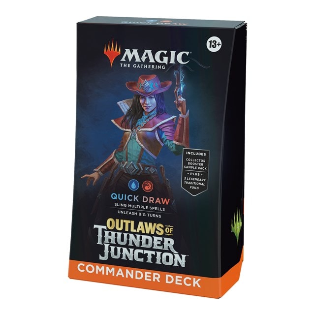 Outlaws Of Thunder Junction Commander Deck Quick Draw Magic The Gathering Trading Cards - 1