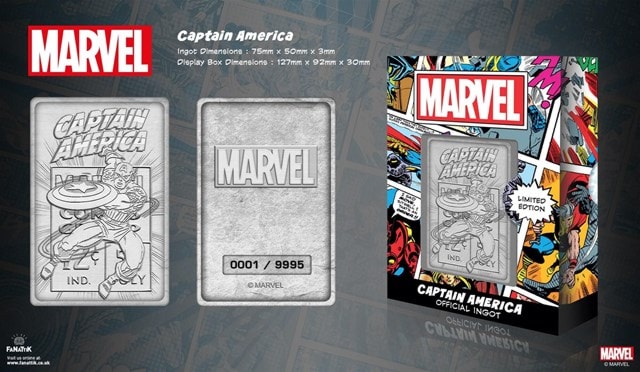 Captain America: Marvel Limited Edition Ingot Collectible - 5