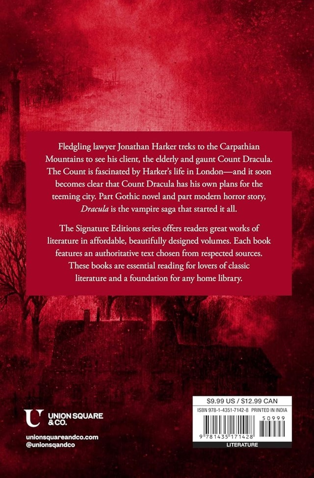 Dracula Signature Classics Paperback By Bram Stoker - 2