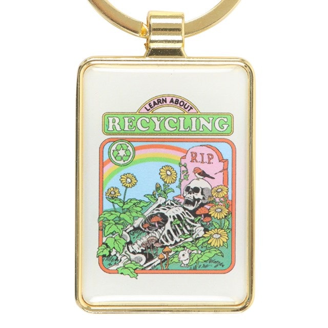 Learn About Recycling Steven Rhodes Keyring - 4