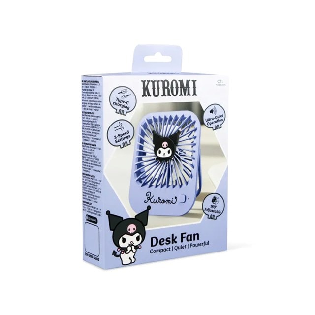 OTL Kuromi Portable Desktop Fan - 4