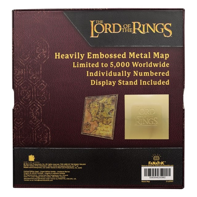 Lord of the Rings Metal Map - 4