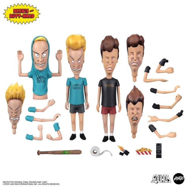 Beavis And Butt-Head Mondo Squad Figure Set - 2