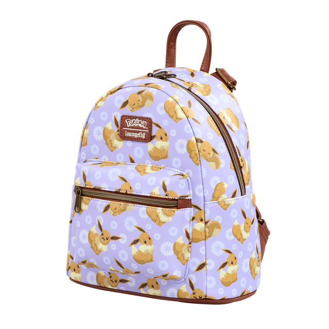 Eevee All Over Print Pokemon Loungefly Mini Backpack - 2