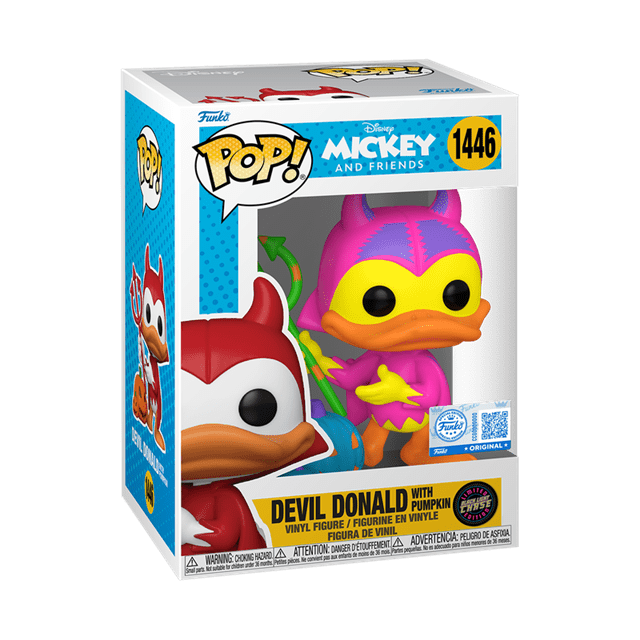 Devil Donald With Pumpkin With Chance Of Chase 1446 Disney Funko Pop Vinyl - 4