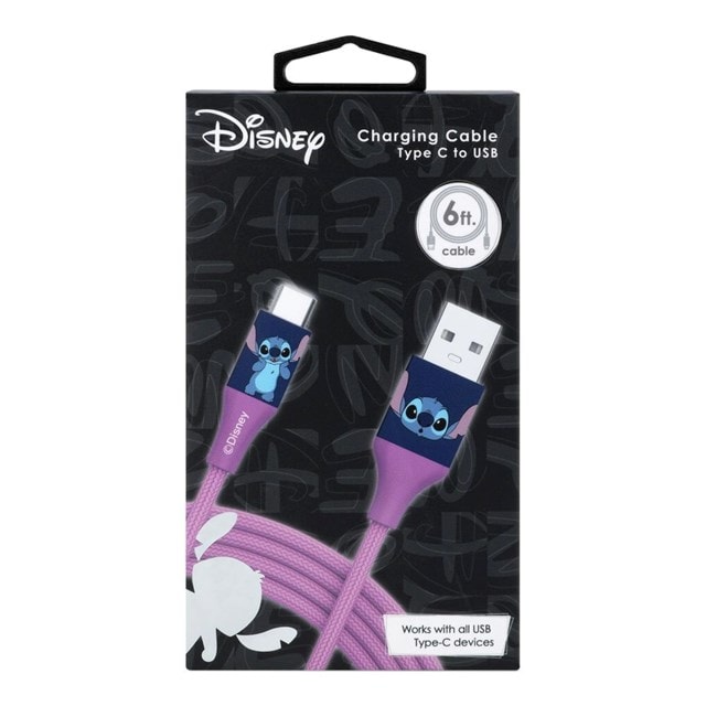 Lilo & Stitch Stitch Face USB-C Cable 2M - 4