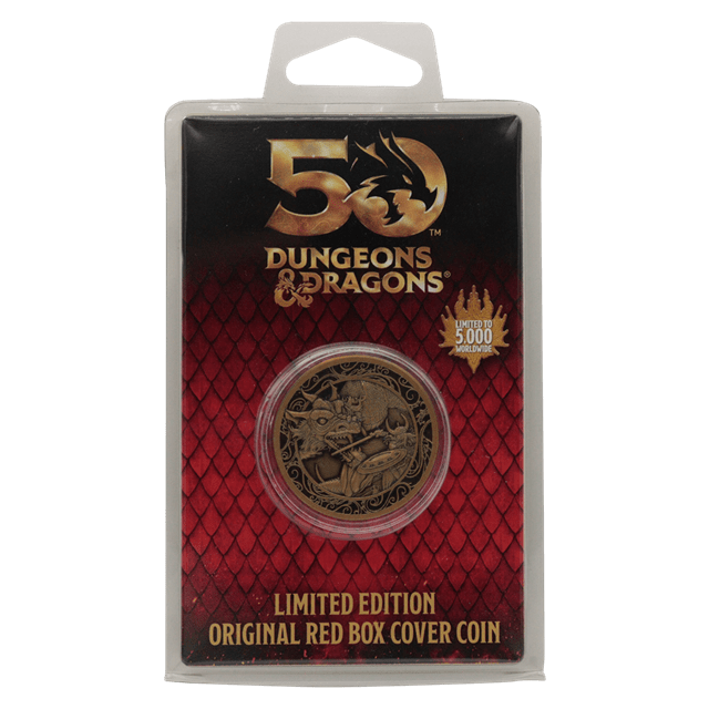 Dungeons & Dragons 50th Anniversary Antique Gold Coin - 2