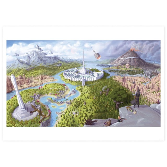 Elder Scrolls IV Oblivion Imperial City Wall Art - 1