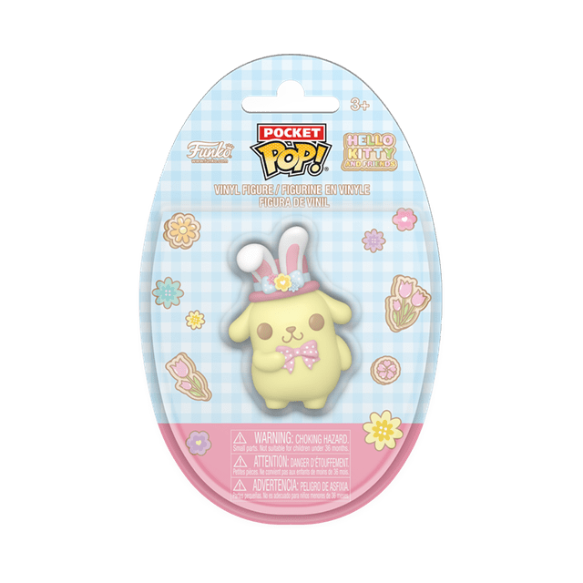 Pompompurin With Bunny Ears Sanrio Funko Pop Vinyl Pocket Single - 2