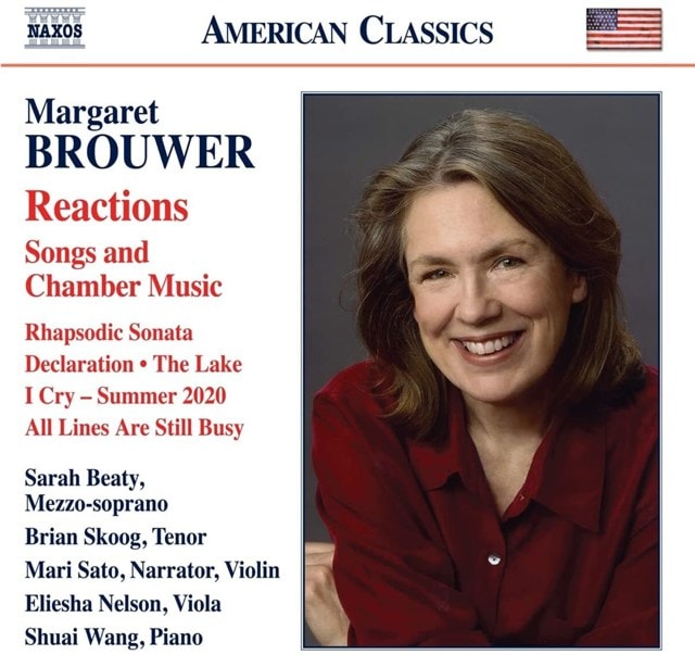 Margaret Brouwer: Reactions: Songs and Chamber Music - 1