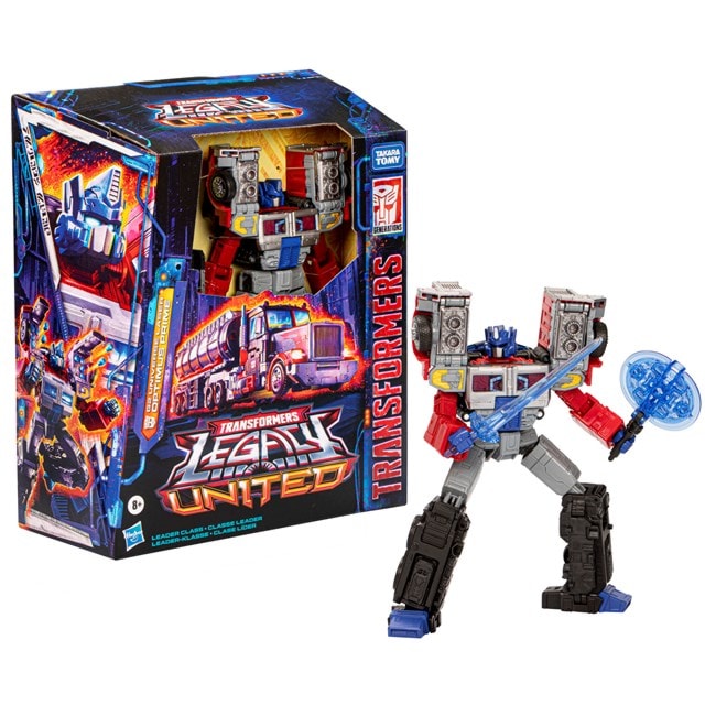 Transformers Legacy United Leader Class G2 Universe Laser Optimus Prime Converting Action Figure - 4