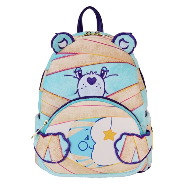 Care Bears x Universal Monsters Bedtime Bear Mummy Mini Loungefly Backpack - 1