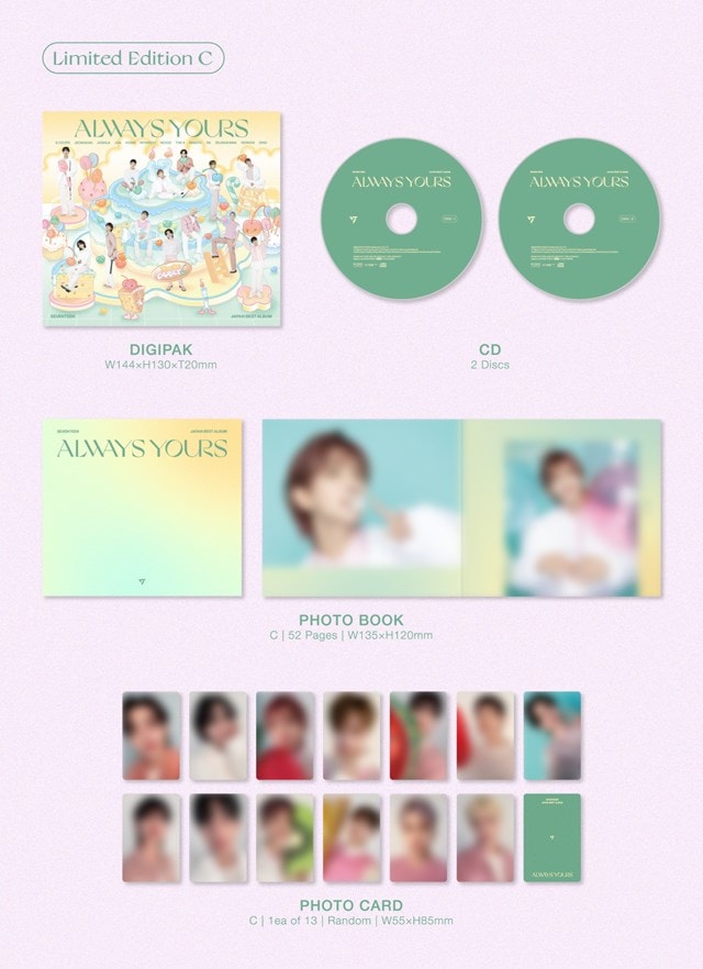 SEVENTEEN JAPAN BEST ALBUM [ALWAYS YOURS] [Limited Edition C] | CD