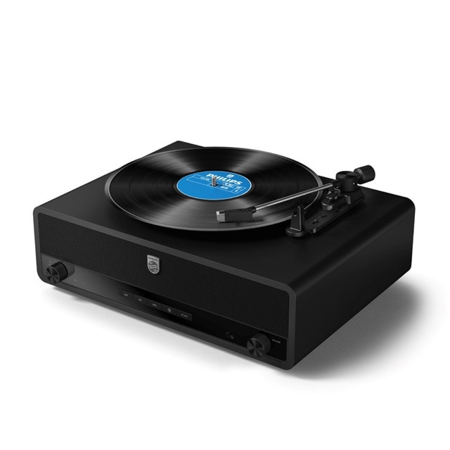Philips The Stevie Black Bluetooth Turntable - 5