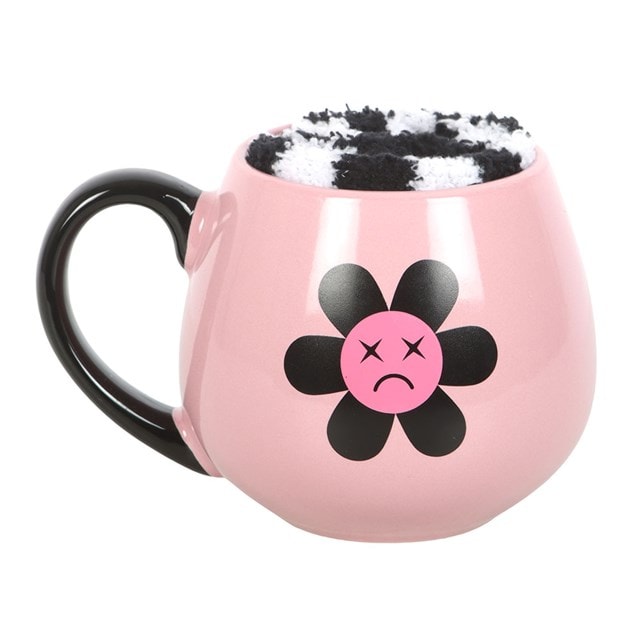 Sad Flower Mug And Socks Set - 2