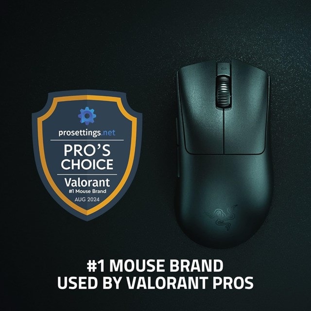 RAZER DeathAdder V3 Pro Wireless Optical Gaming Mouse - Black - 2