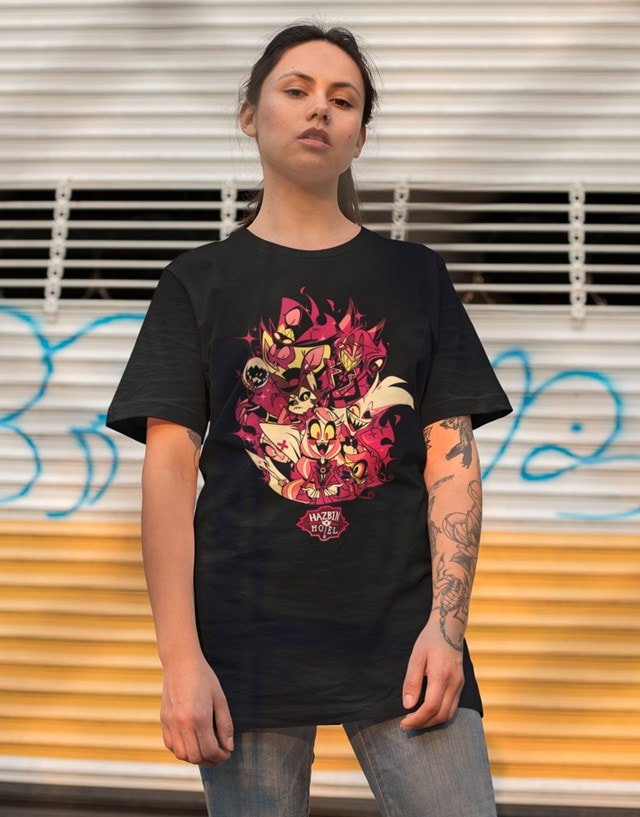 Hazbin Hotel Member Black Tee (Large) - 2
