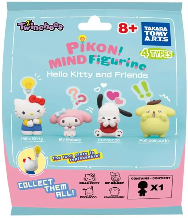 Hello Kitty & Friends Sanrio Pikon! Twinchees Collectables Blind Bag Figurine - 2