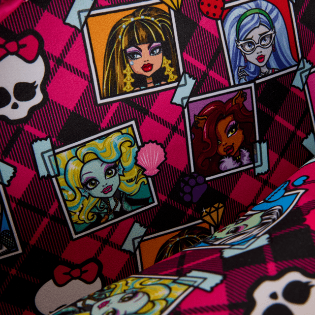 Skullette Monster High Loungefly Crossbody Bag With Coin Bag - 6