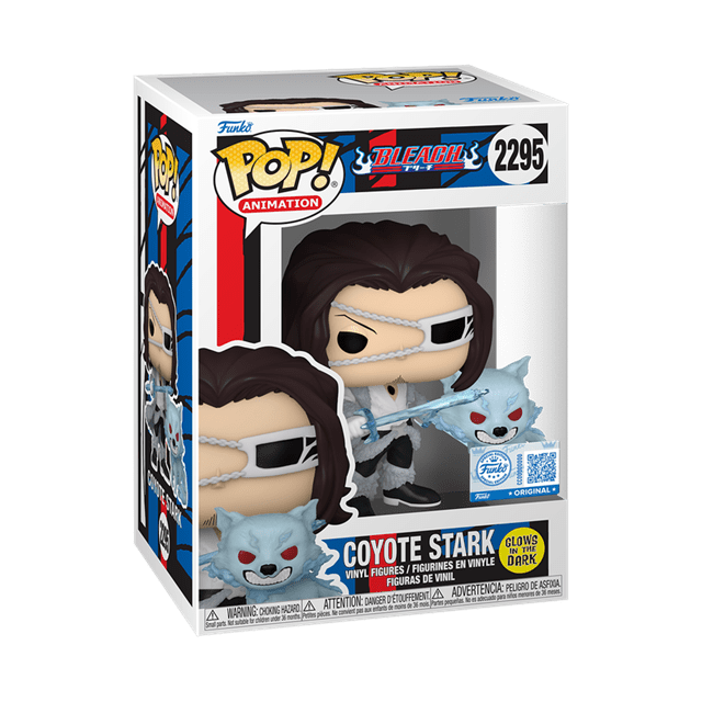 Coyote Stark Glow In The Dark 2295 Bleach hmv Exclusive Funko Pop Vinyl - 3