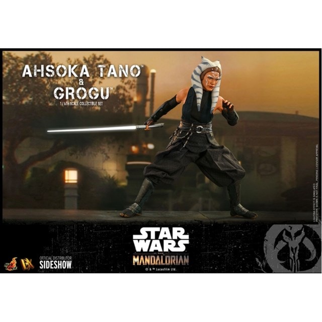 1:6 Ahsoka Tano & Grogu - Star Wars: Mandalorian Hot Toys Figurine, Figurine, Free shipping over £20