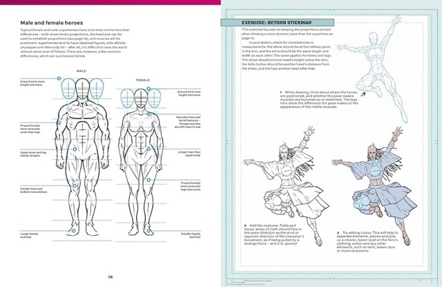 Comic Art Superheroes: Your Master Guide To Drawing Awesome Heroes, Villains And Monsters Paperback - 5
