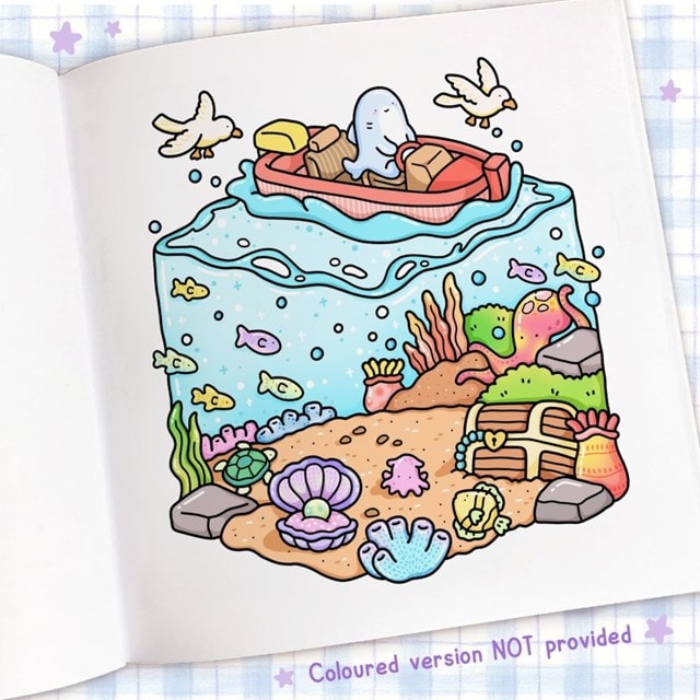 Cozy Corner Cute & Comfy Colouring Book By Coco Wyo - 8
