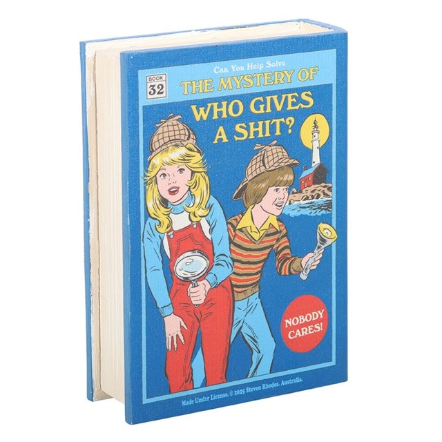 Can You Help Solve The Mystery Of Who Gives A Shit? Steven Rhodes MDF Storage Box - 3