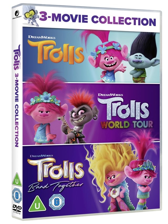 Trolls: 3-movie Collection | DVD Box Set | Free shipping over £20 | HMV ...