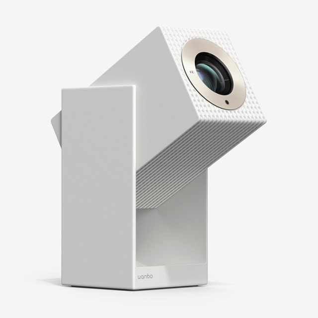 Wanbo Cube 2 Pro White Smart Projector with Bluetooth and Wifi