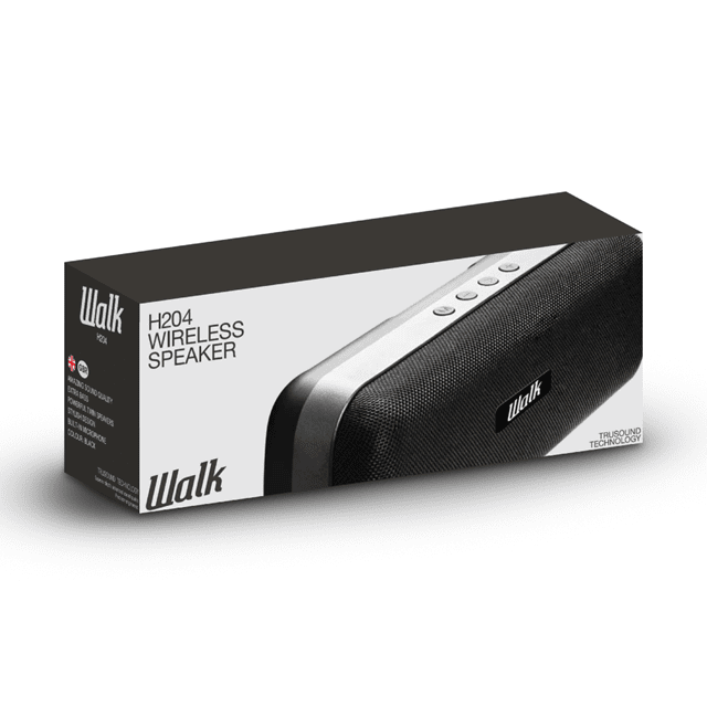 Walk Audio H204 Black/Silver Bluetooth Speaker - 3