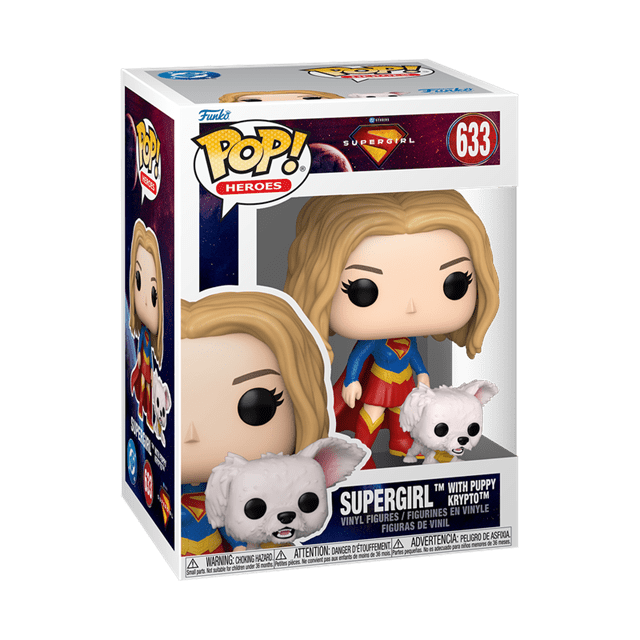 Supergirl With Puppy Krypto 633 Supergirl Funko Pop Vinyl & Buddy - 2