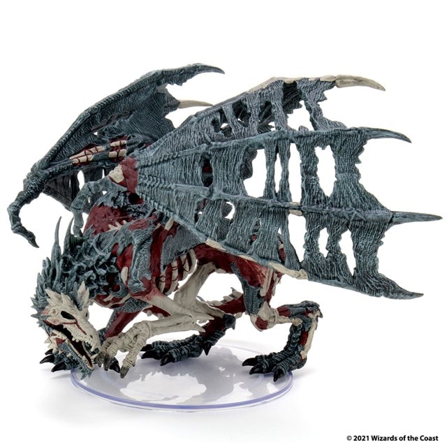 Boneyard - Green Dracolich (Set 18) Dungeons & Dragons Icons Of The Realms Premium Figurine - 1