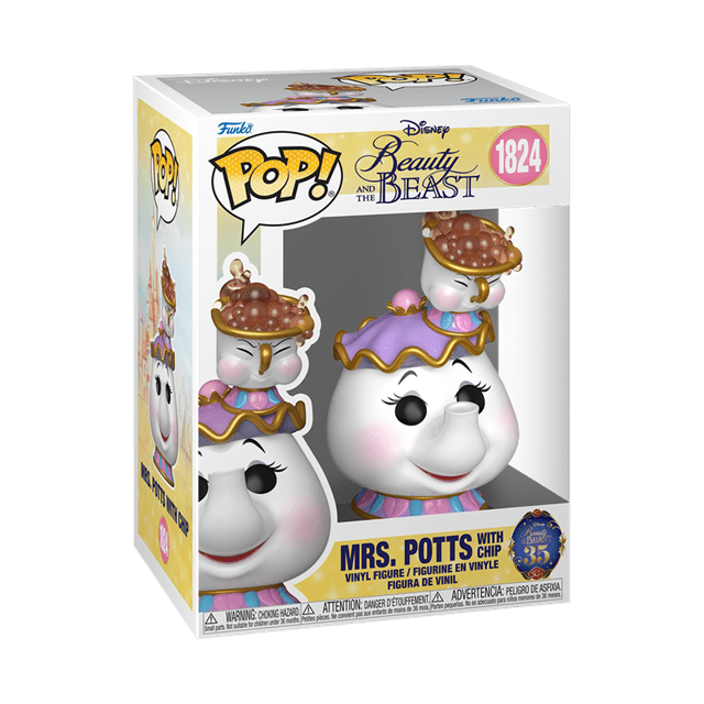 Mrs Potts With Chip 1824 Beauty & The Beast Funko Pop Vinyl - 2