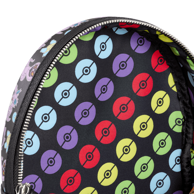 Multi Character All Over Print Pokemon Loungefly Mini Backpack - 4