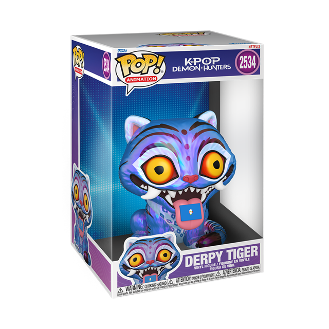 Derpy Tiger 2534 K-Pop Demon Hunters Funko Pop Vinyl Jumbo - 2
