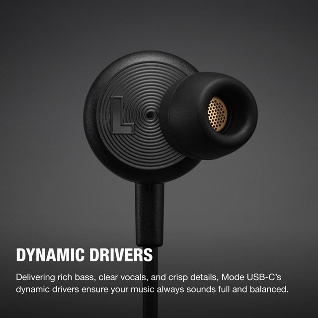 Marshall Mode Black Wired USB-C Earphones - 2