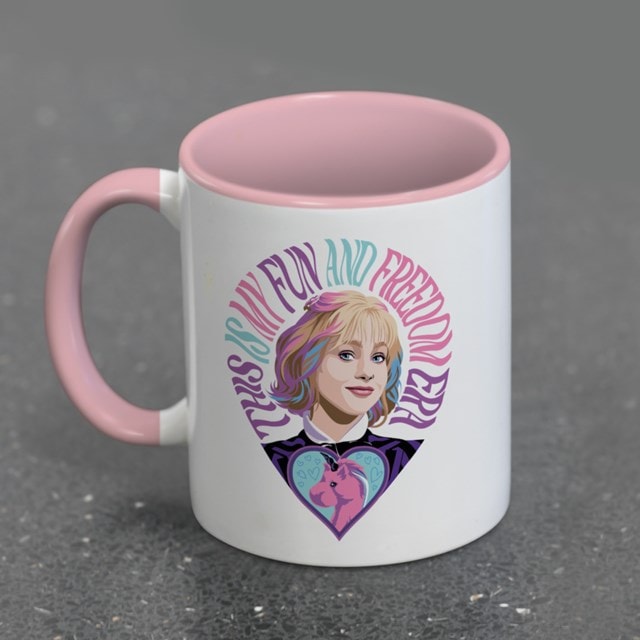 Enid Fun Wednesday Season 2 Pink Coloured Inner Mug - 2