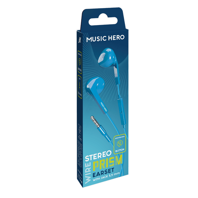Music Hero Prism Blue Earphones - 2