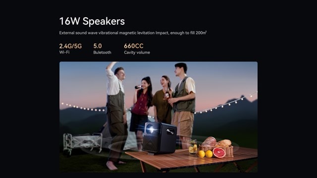 Wanbo Mozart 1 Pro Smart Projector with Bluetooth and Wifi - 10