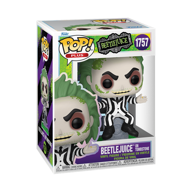 Beetlejuice On Tombstone 1757 Beetlejuice Funko Pop Vinyl - 2