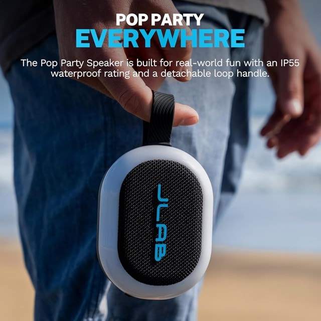 JLab Pop Party Black Bluetooth Speaker - 5