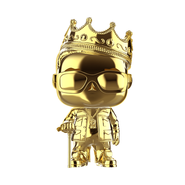Notorious B.I.G. with Crown Gold Chrome (82) Special Edition Biggie (hmv Exclusive) Pop Vinyl - 1